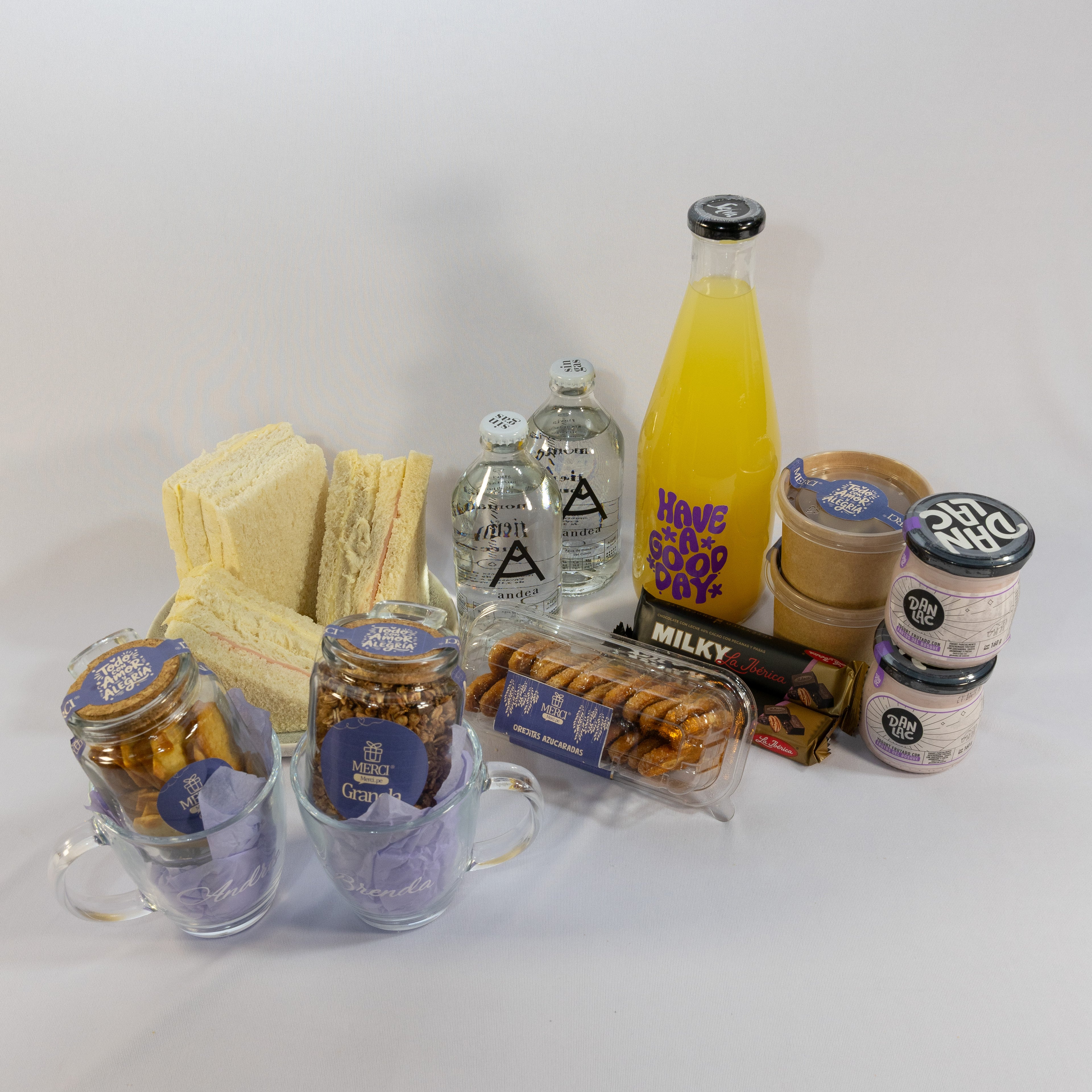 Desayuno deluxe Merci® para 2 personas