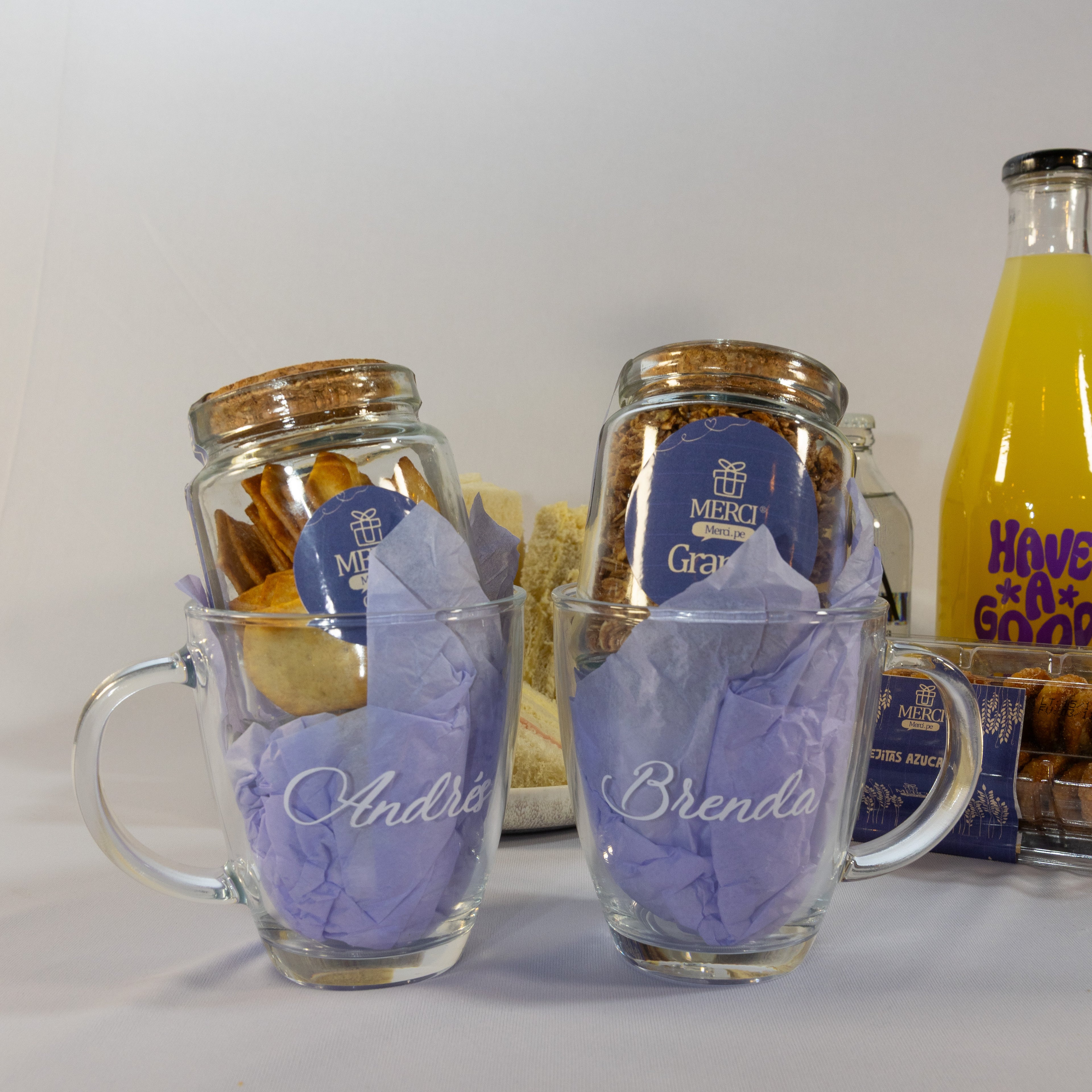 Desayuno deluxe Merci® para 2 personas